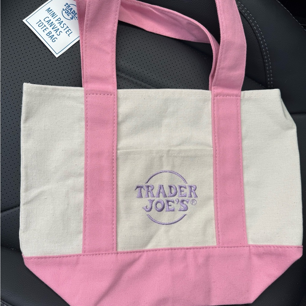 Trader Joe’s Pink mini tote bag